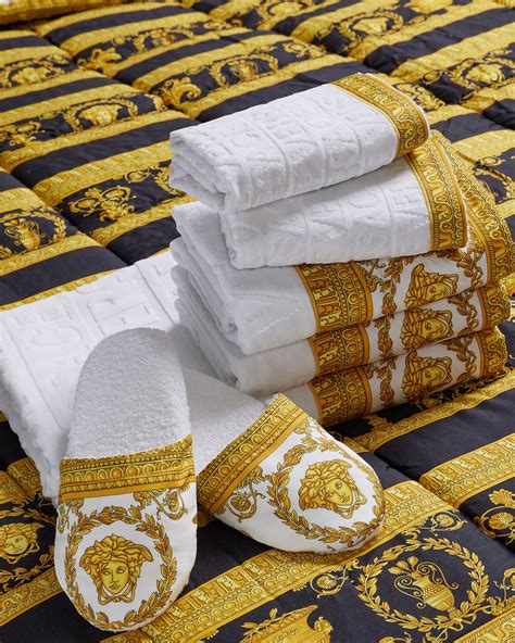 versace luxury towels|versace hand towels.